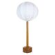 Lampe de table en teck massif du milieu du siècle 1960s Suède
