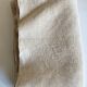 Raw hemp tablecloth 19th trousseau reserve 2m x 2m