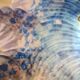 Art Nouveau lamp with Neo Classic lace shade 40x35