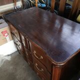 Commode ancienne 3 tiroirs en acajou