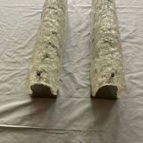 Pair of German Murano glass wall lights from the 70s