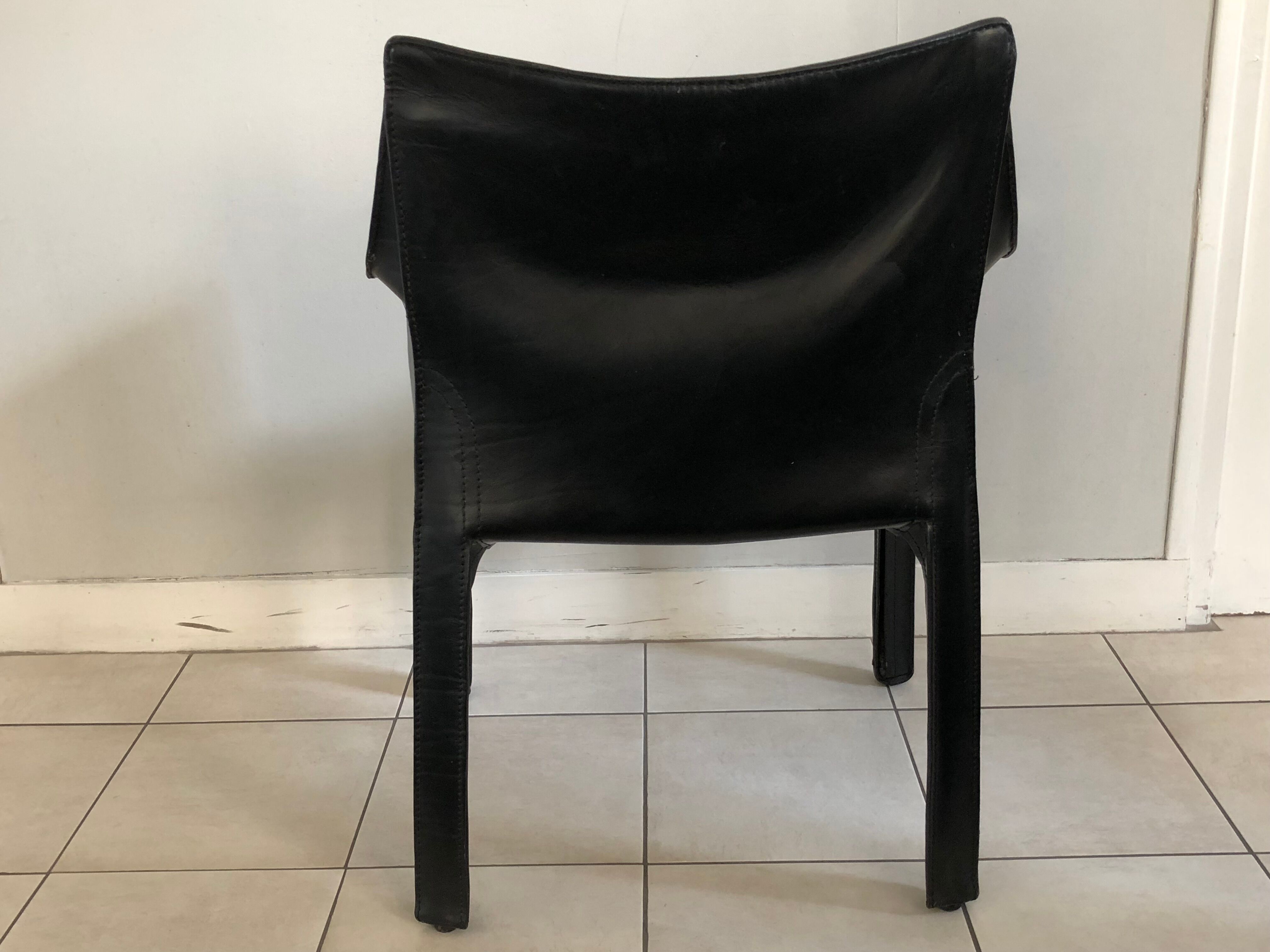 Pair of armchairs Cassina 413 Cab