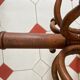 Old curved wood parrot coat rack