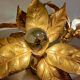 Brass Flower table or ceiling light by Willy Daro, 1970's