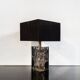 Acrylic glass table lamp, 1970s