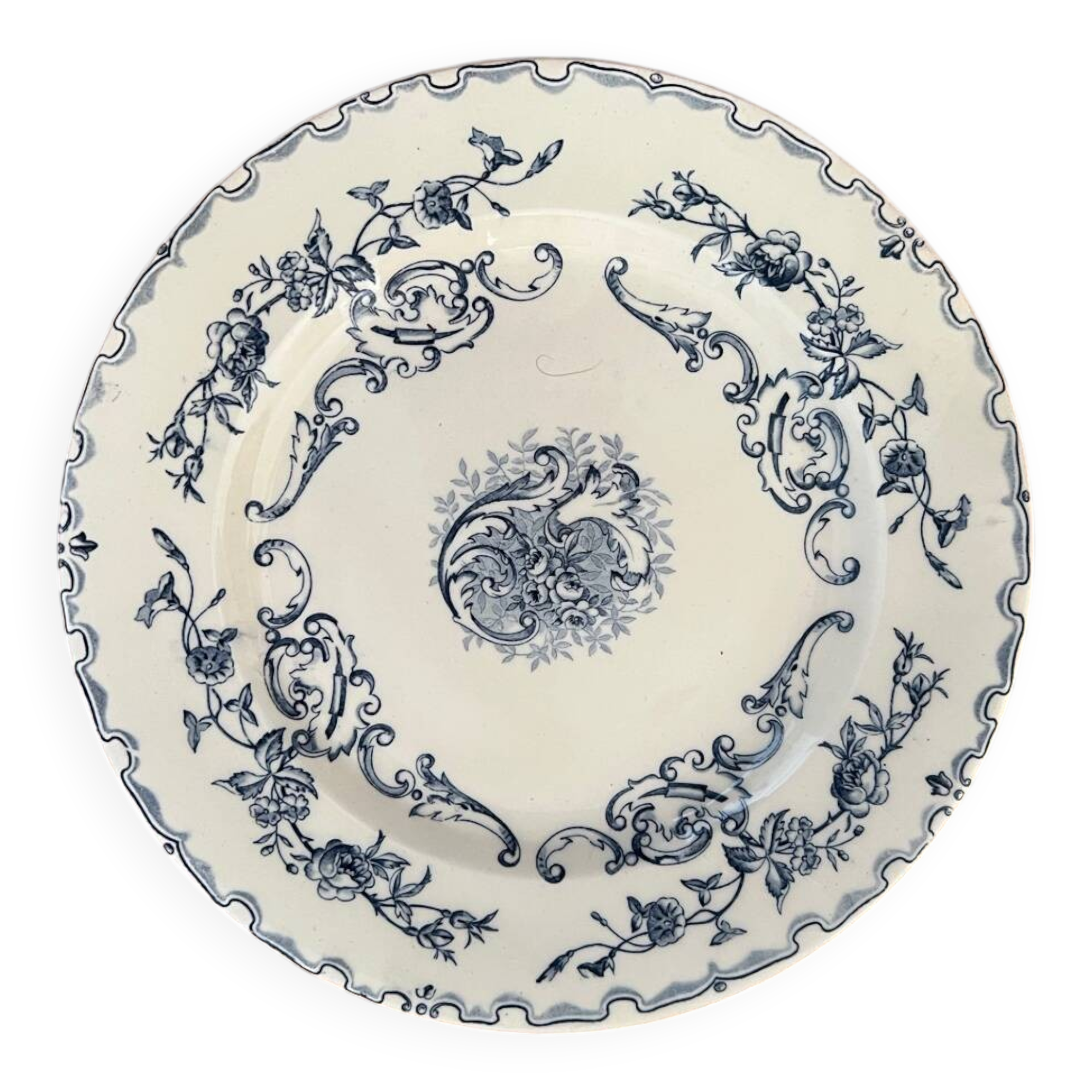 Earthenware soup plates, Moscow model, like new