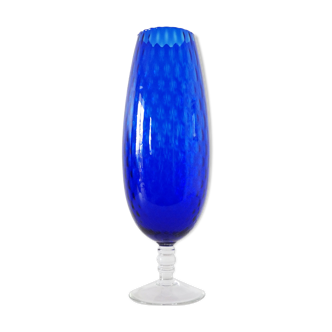 Vase en verre soufflé italien Empoli