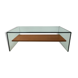 Glass coffee table