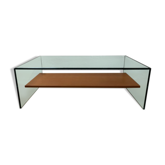 Glass coffee table