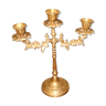 Flowers brass candlestick