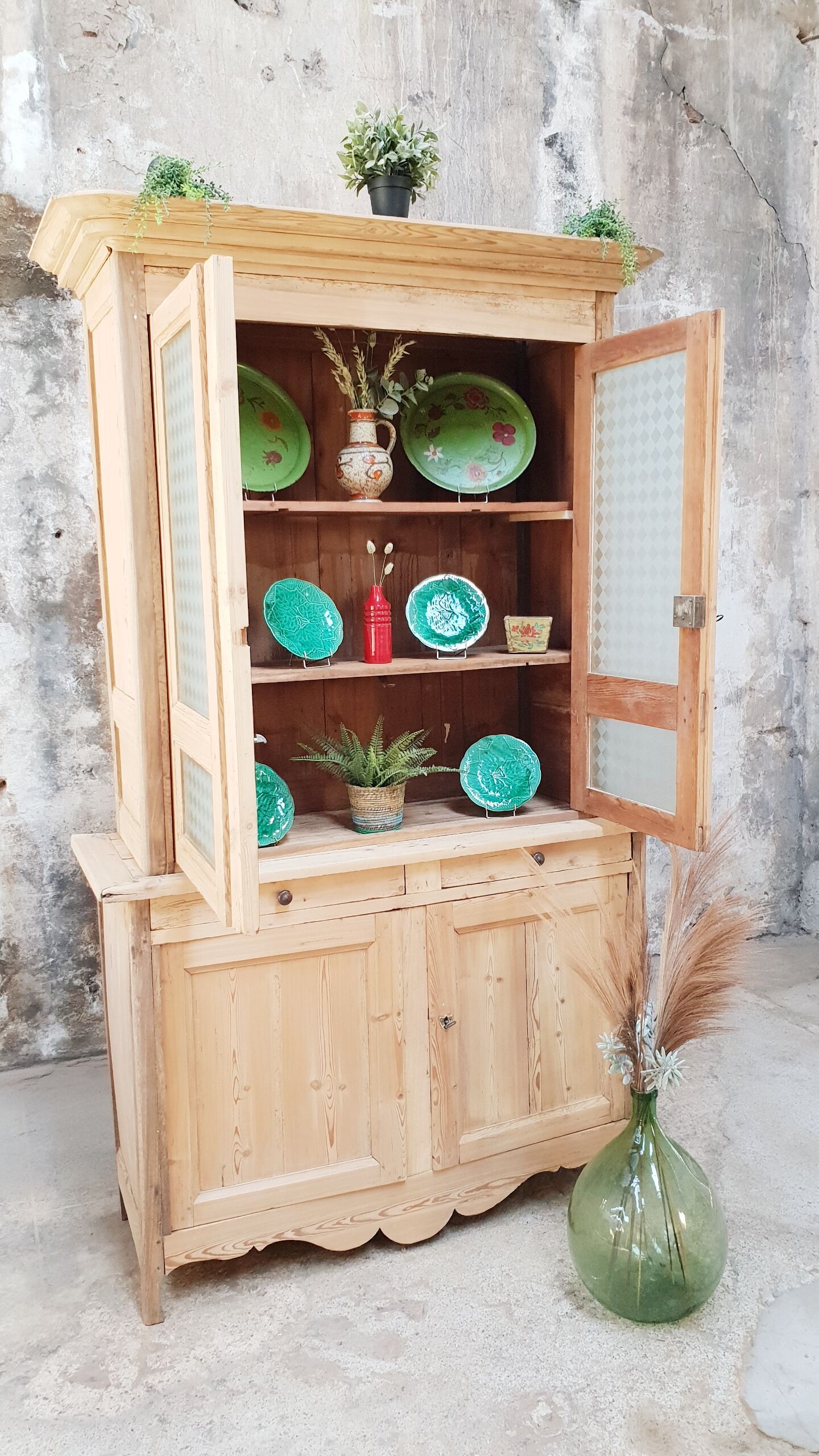 Vaisselier Ancien 2 corps