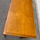 Vintage solid wood desk with removable secretary in colonial style from the 1960s.