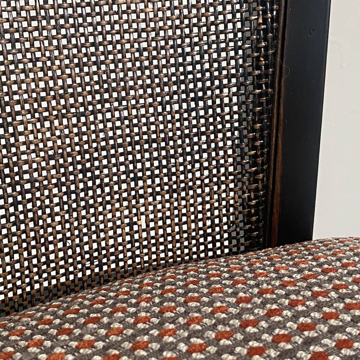 Chaise bois et cannage