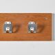 Wall coat rack by Pierre Guariche for La Plagne, around 1968.