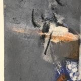 Oil on canvas entitled "spirit" signed by the artist mancini (claude)