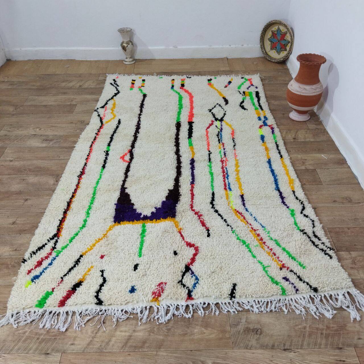 Handmade Moroccan Berber Rug 250 X 154 CM