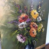 Painting on canvas bouquet of flowers