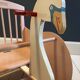 Antique rocking swan