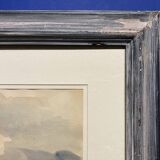 Landscape framed by Gustave Guétant (1873-1953)