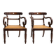 Pair of Anglo-Indian neo-classical armchairs