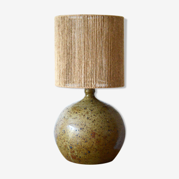 sandstone and rope lamp