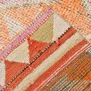 3x10 Orange & Beige Persian Vintage Runner Rug, 94x317Cm SK 22040