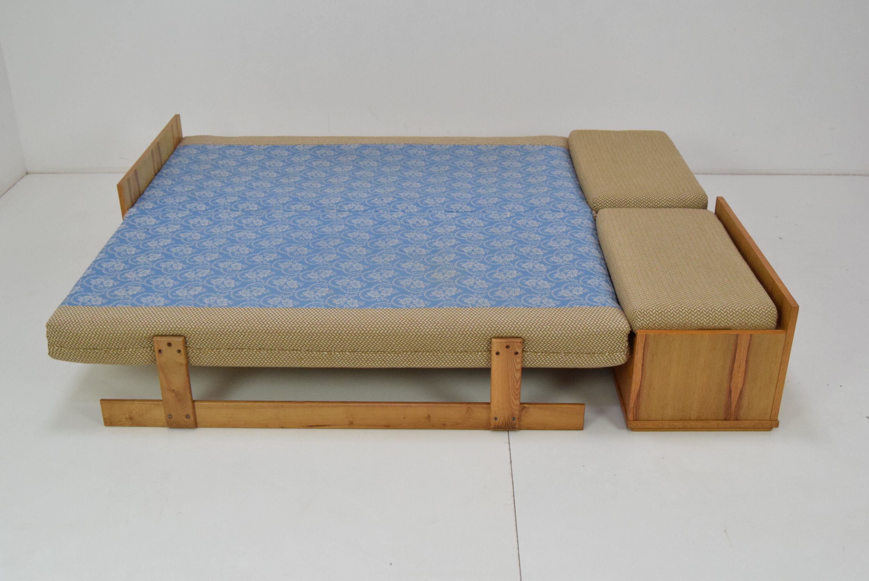 Mid-century Sofa or Daybed by Drevotvar/1970's.