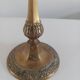 3-light bronze candle holder