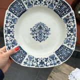 Plat carré bleu ou ibis bleu gien