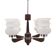 Wooden chandelier, Danish design, 1970s, production: Denmark