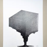 "rebuilt" India ink