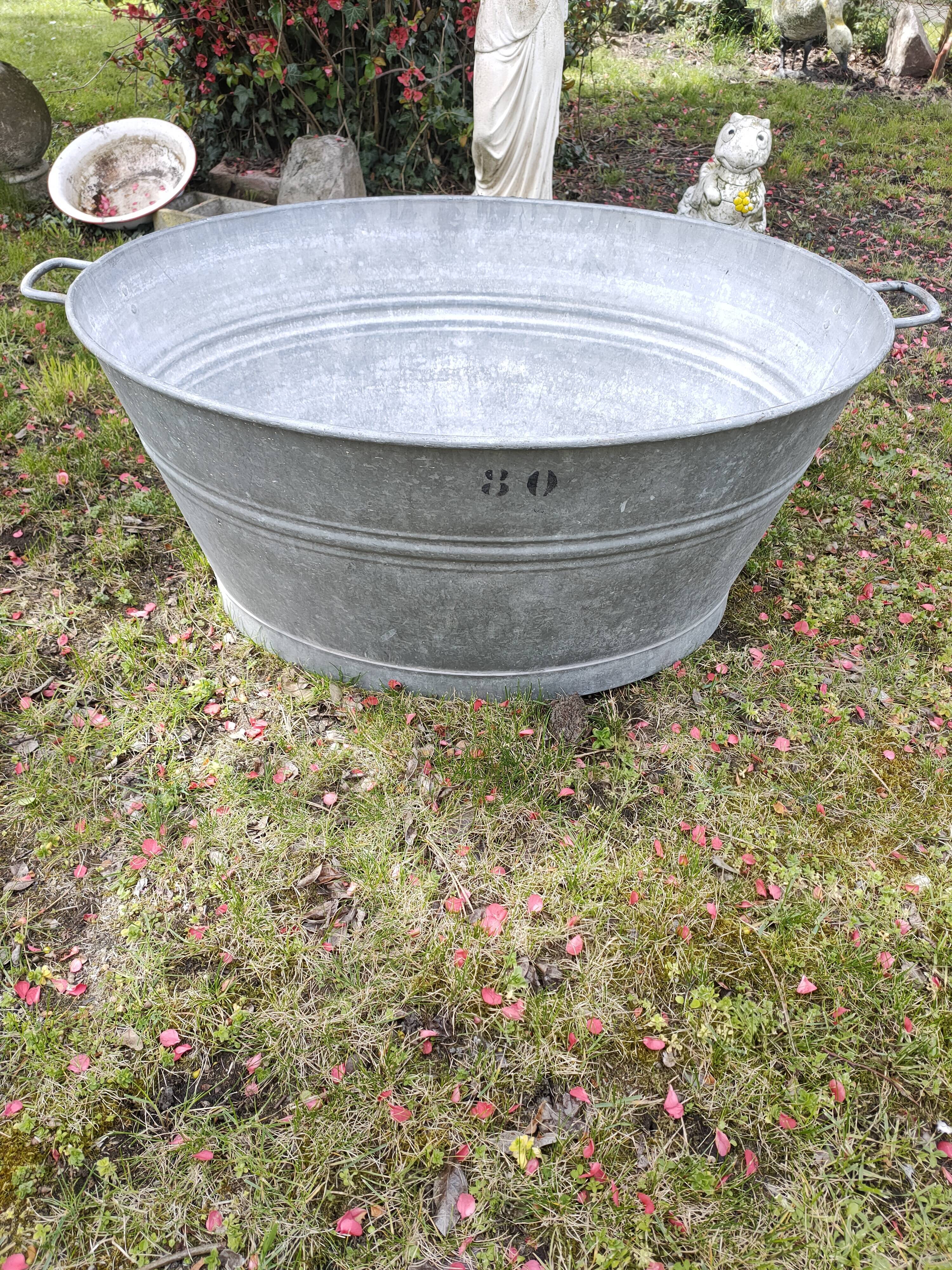 Bassine en zinc