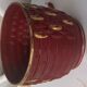 Cache pot saint merciful in red dabbling red art deco art deco