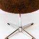 Chrome steel stool from around 1970.