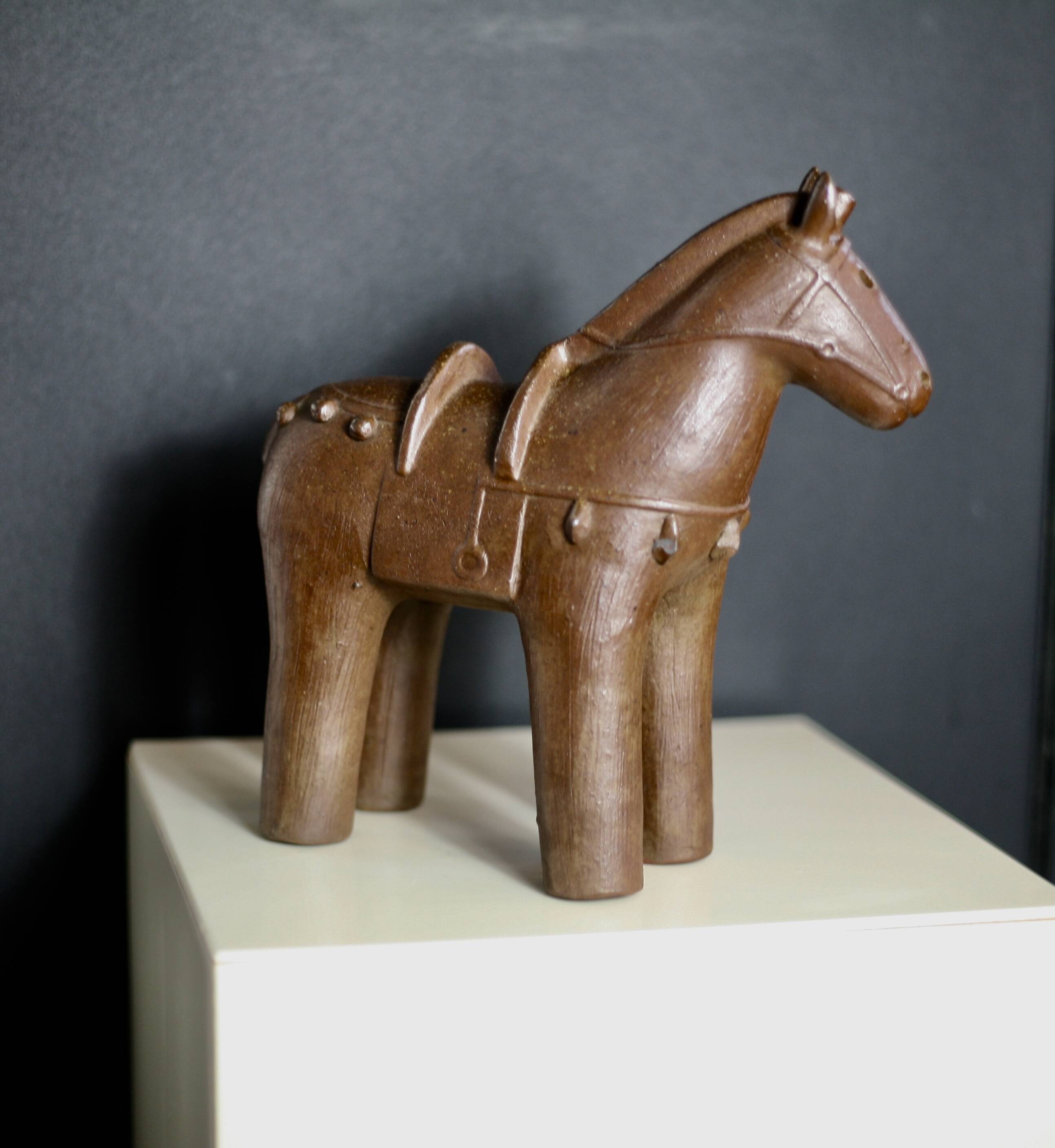 Ceramic, Japan, 1950s, horse.
