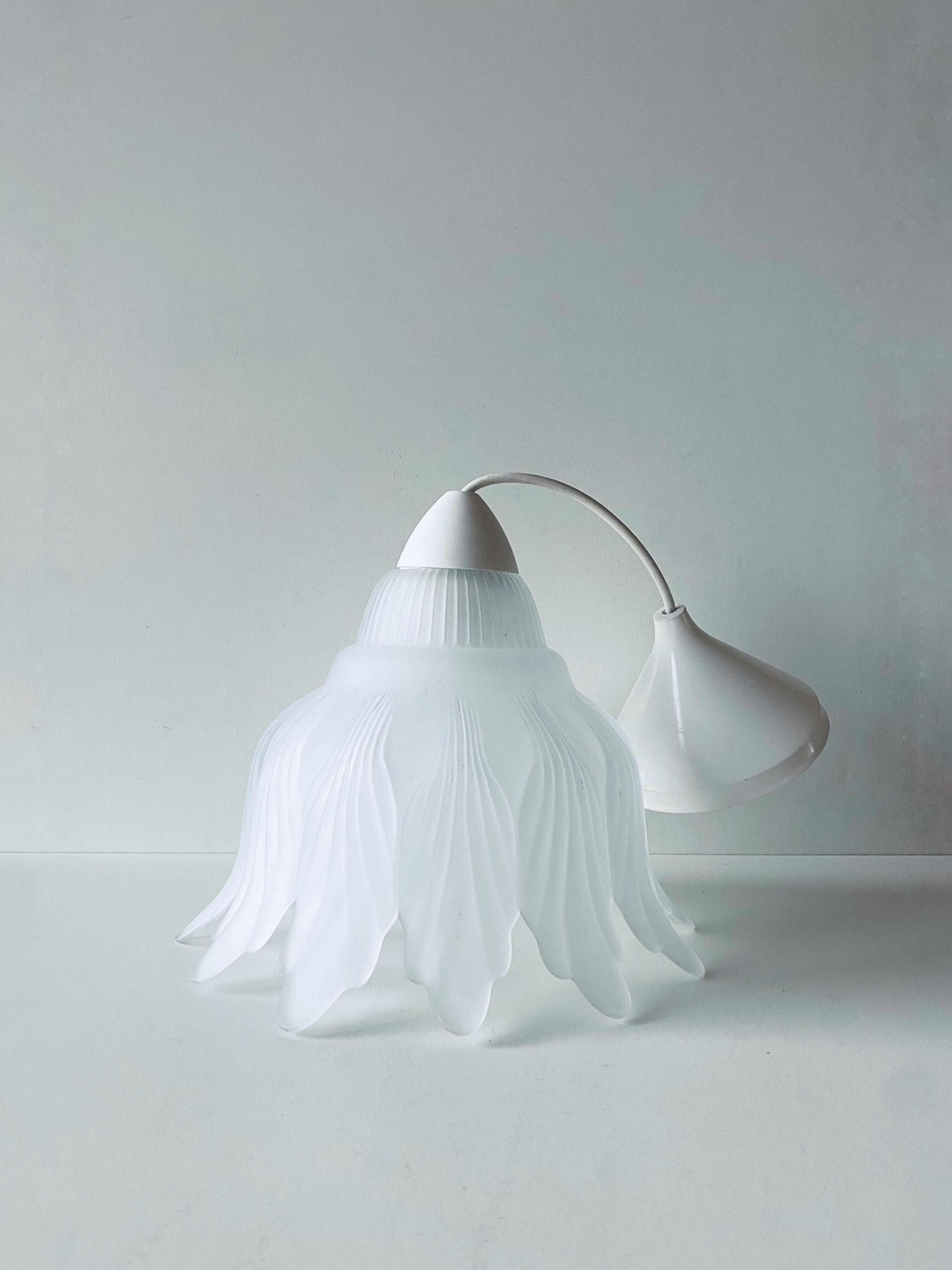 Glass vegetable hanging lamp
