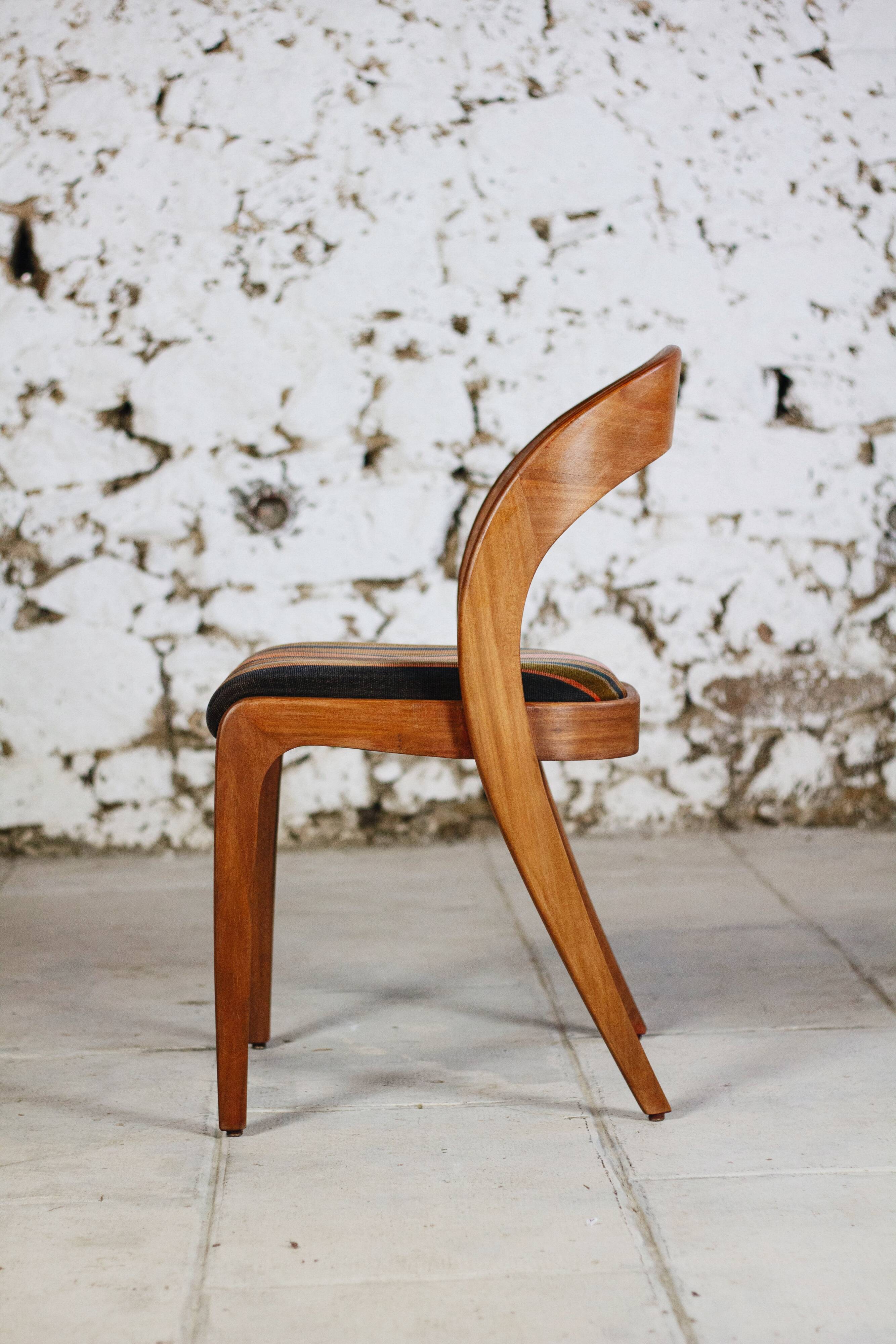 4 Gondola chairs by Baumann, 1960