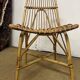 Paire de chaises en rotin & bambou