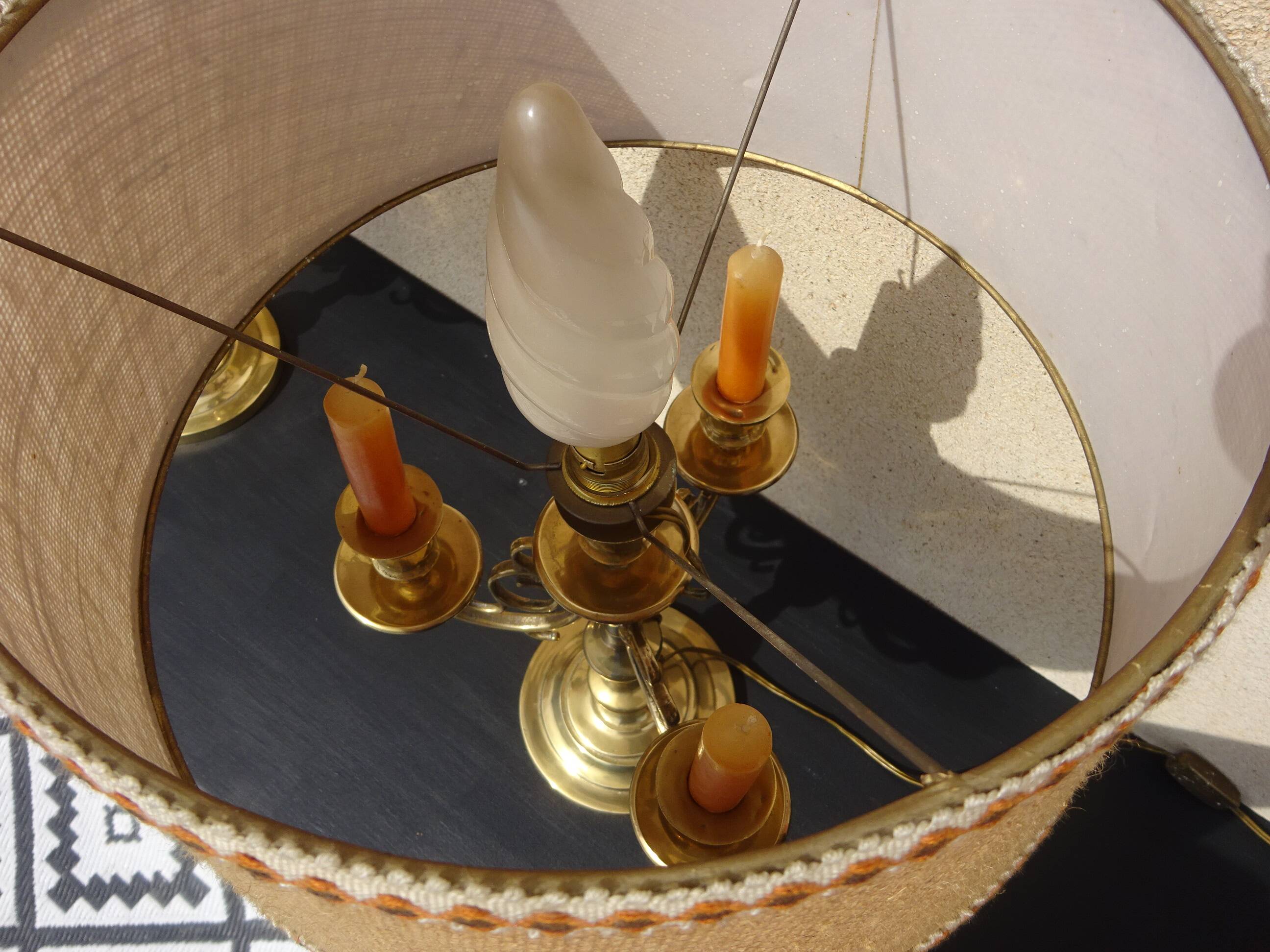 Paire de lampes chandeliers