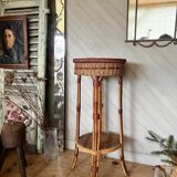 Rattan saddle