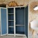 Armoire combinée vintage
