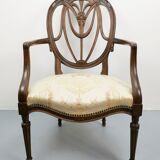George III Mahogany armchair attributed to William and John Linnell circa 1775