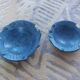 2 ceramic dishes decorated with fish (cups)