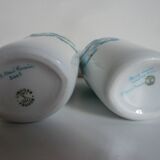 Pair of Limoges porcelain vases