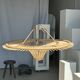 Suspension rattan saucer iron frame D:120 H:60