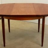 Round g-plan vintage dining table extendable 'breadsell'