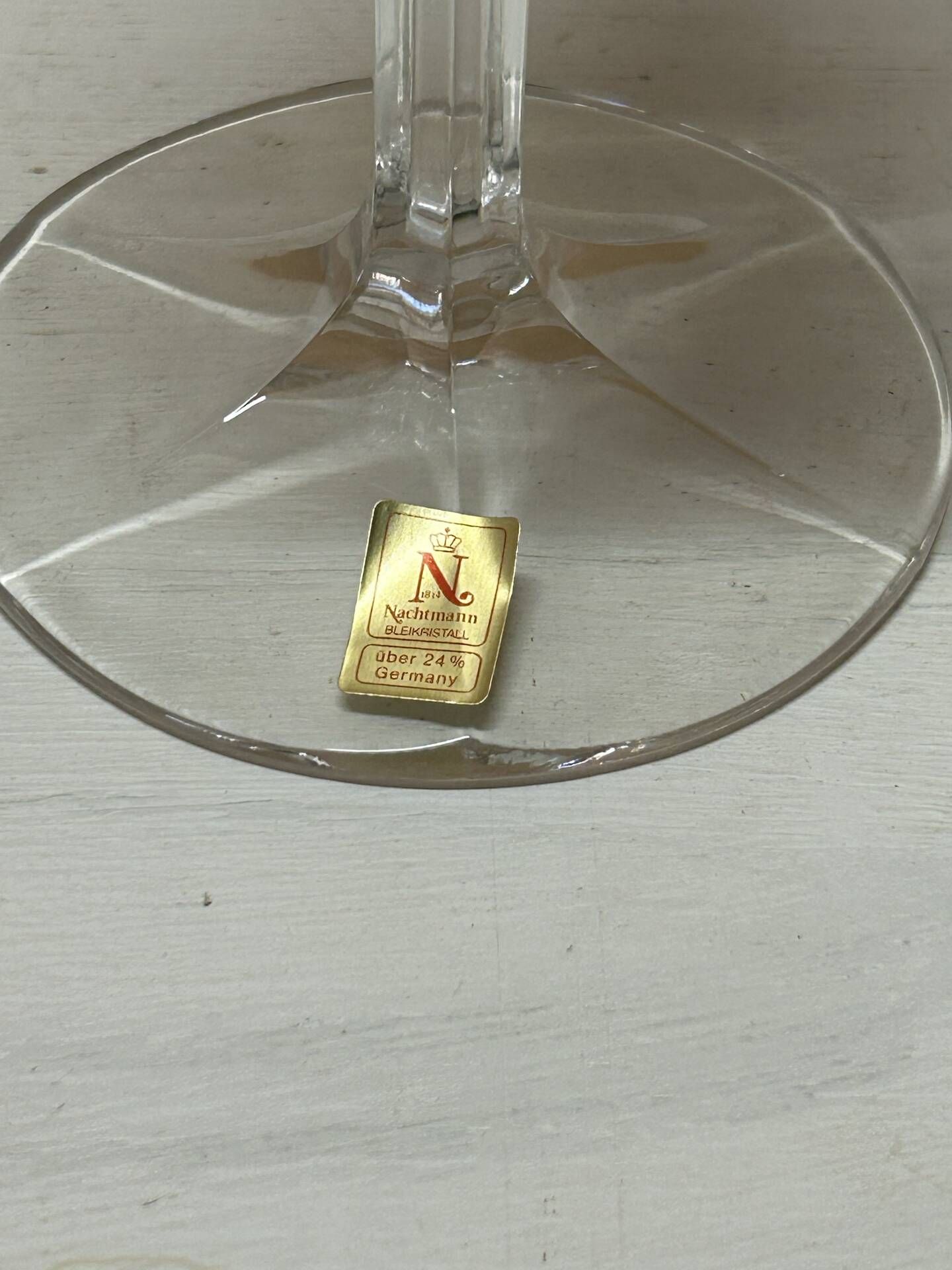 Set of 24 crystal glasses for red and white wine Nachtmann
