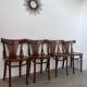 Lot 4 old vintage bentwood bistro chairs from the 70s