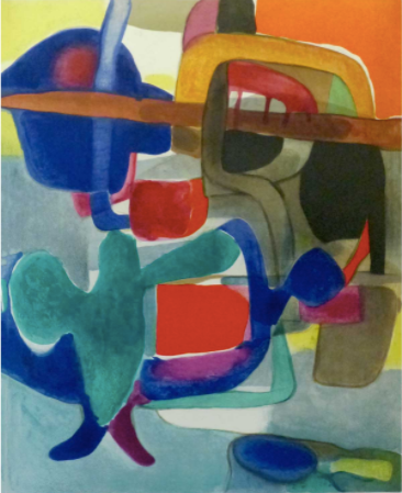 Poster Maurice Esteve Paintings 1961