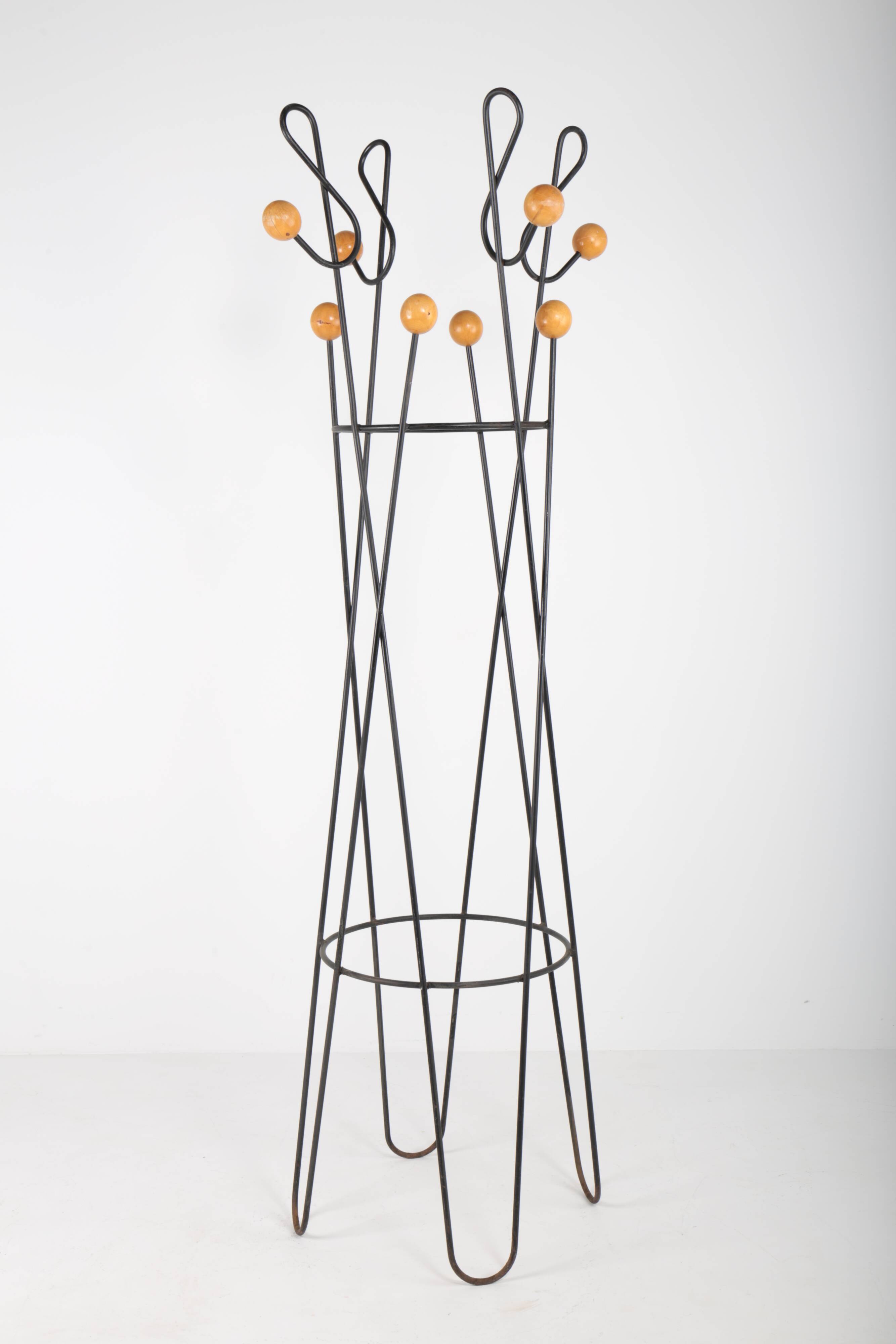 Clef de tre coat rack  1950s